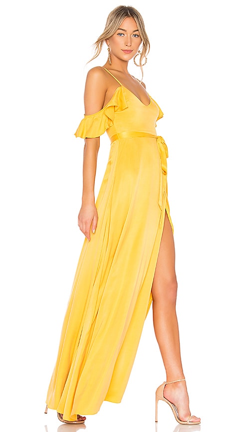 view 2 of 3 Taylor Gown in Golden Rod