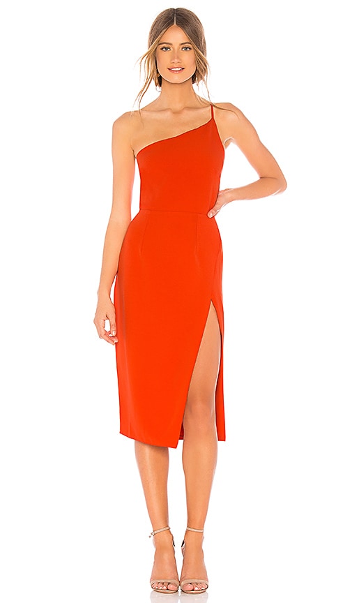 view 1 of 3 Lazo Midi Dress in Blood Orange