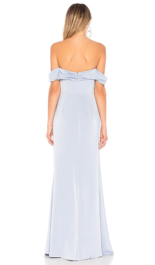 view 3 of 3 Hadid Gown in Baby Blue