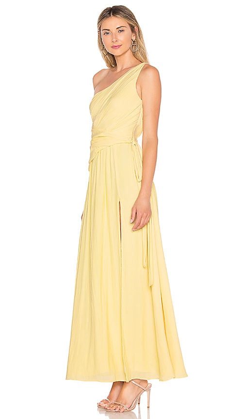 view 2 of 3 Titania Gown in Cream Yellow