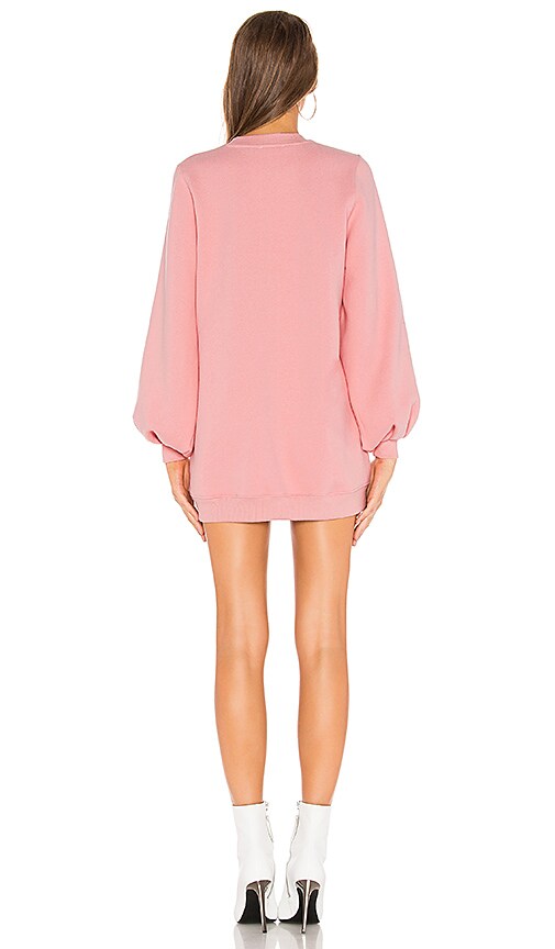 view 3 of 3 Jessa Sweatshirt Dress in Dusty Pink