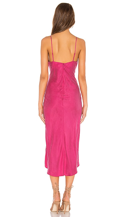 view 3 of 3 Noah Wrap Dress in Hot Pink