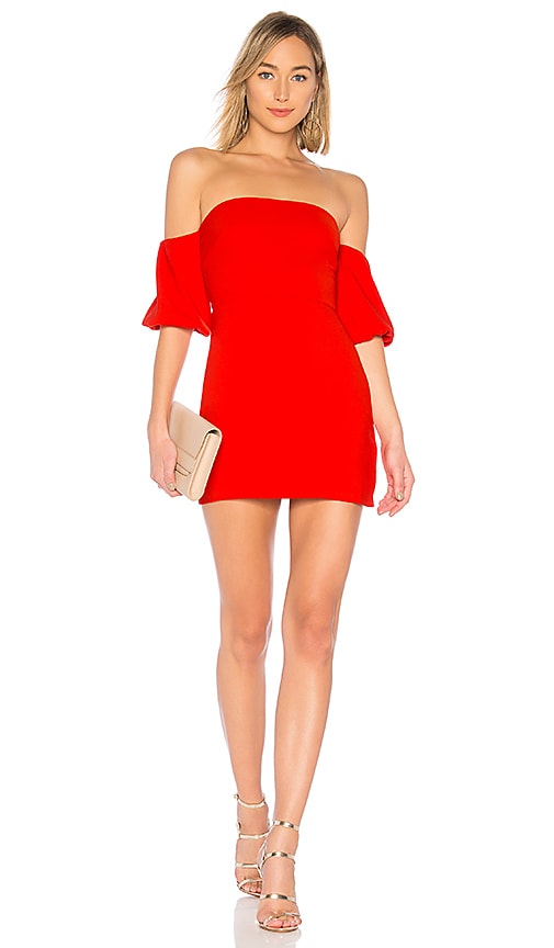 view 1 of 3 Carmine Mini Dress in Bright Red