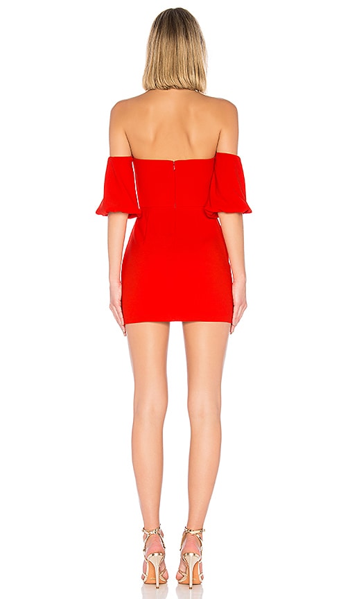 view 3 of 3 Carmine Mini Dress in Bright Red