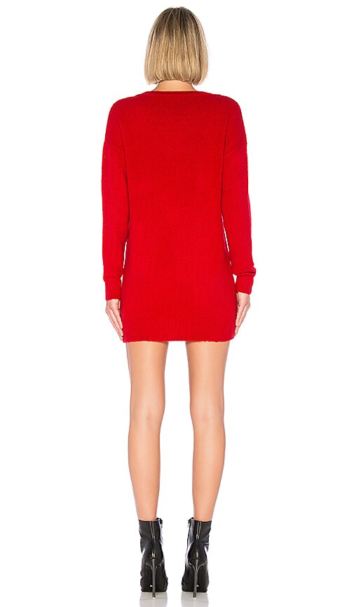view 3 of 3 Sotto Sweater Dress in Bright Red
