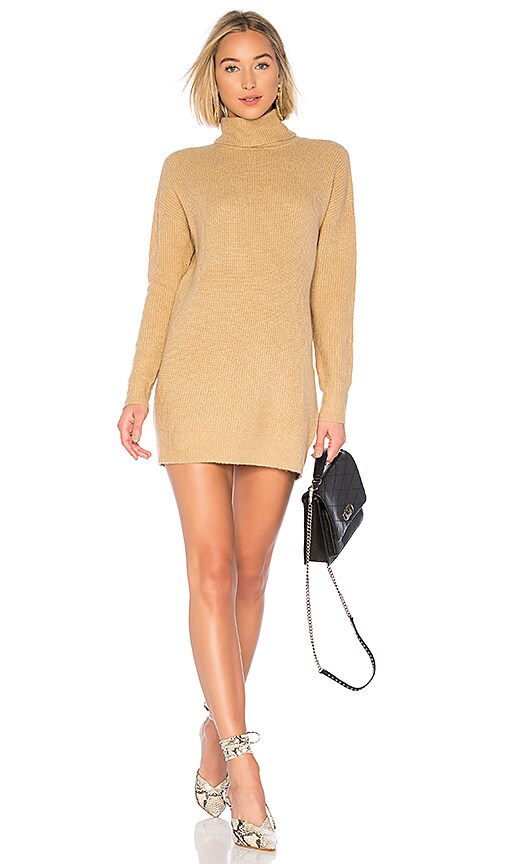 view 1 of 3 Preston Sweater Dress in Taupe