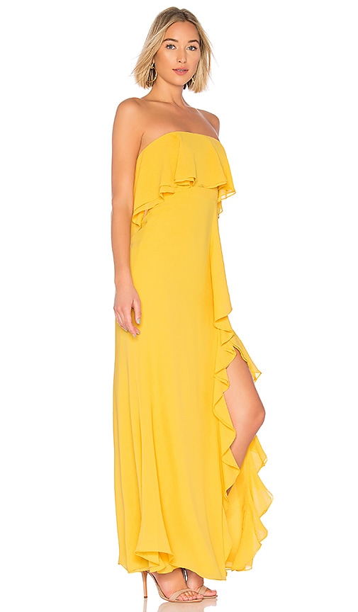 view 2 of 3 Jeadora Gown in Yellow