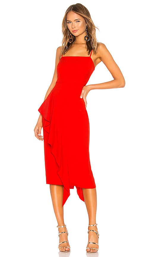 view 1 of 3 Cleo Midi Dress in Bright Red