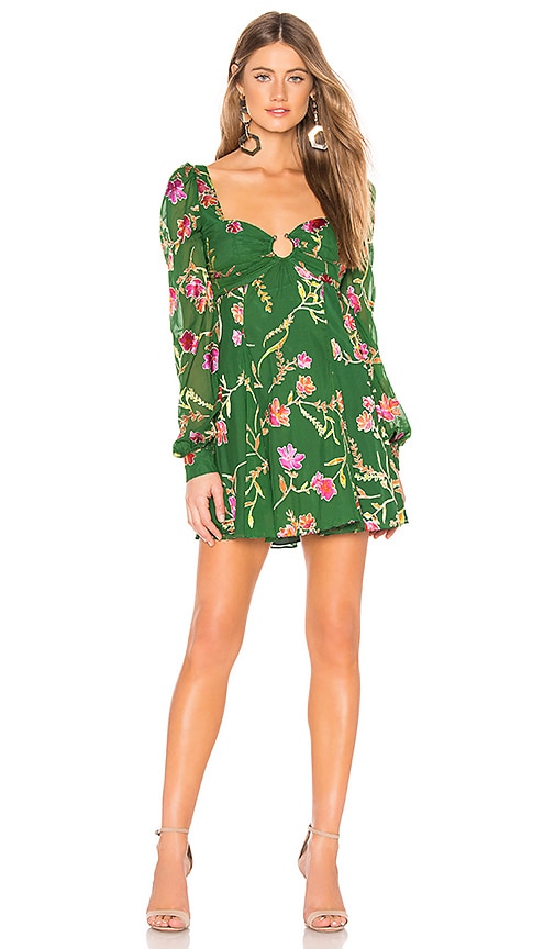 view 1 of 3 Marcella Mini Dress in Jade Floral