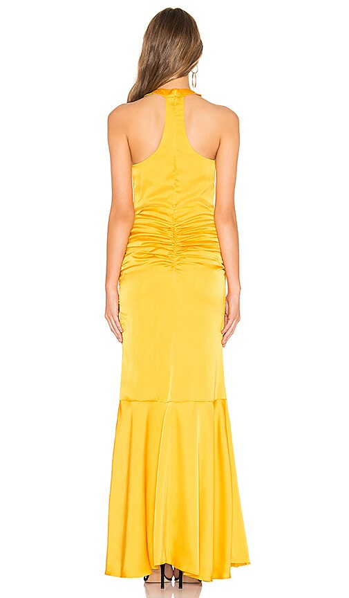 view 3 of 3 Izabel Gown in Gold Yellow