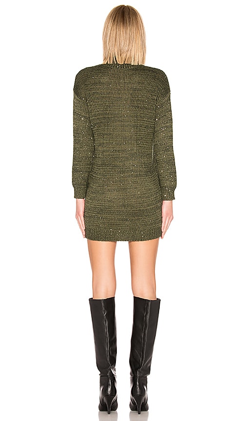 view 3 of 4 Lotus Sweater Dress in Olive