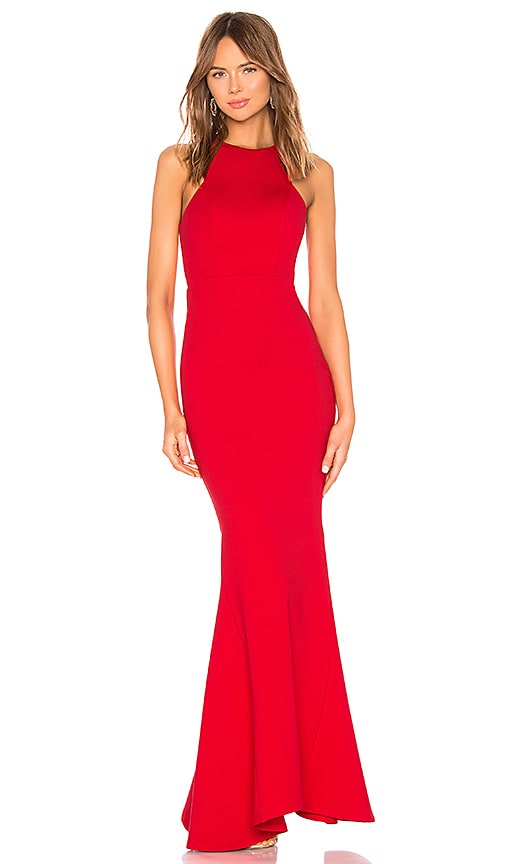 view 1 of 4 Abby Gown in Red