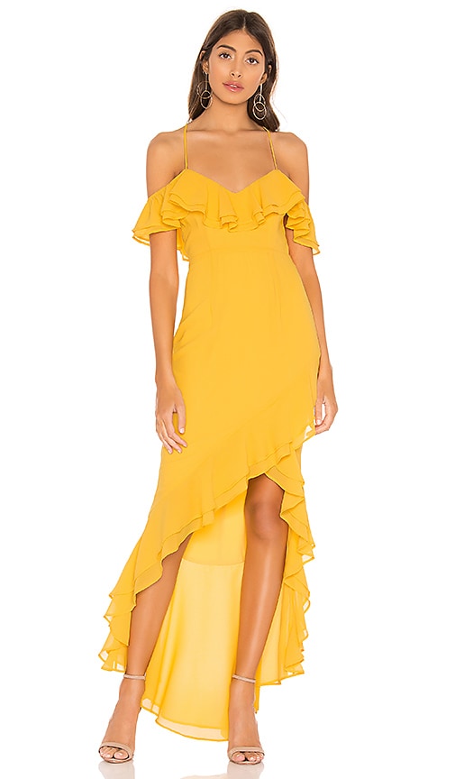 view 1 of 3 Chrysalis Gown in Yellow