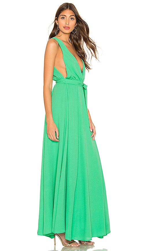 view 2 of 3 Leah Gown in Light Green