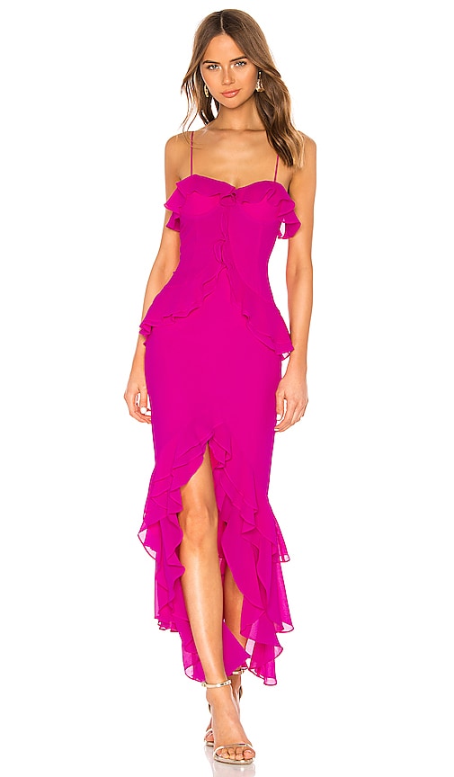 view 1 of 3 Melissa Gown in Magenta