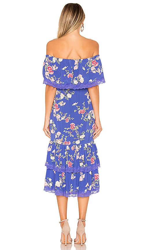 view 3 of 3 Elouise Midi Dress in Feeling Blue Floral