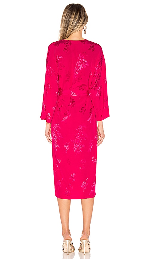 view 4 of 5 Bali Kimono Dress in Hot Pink