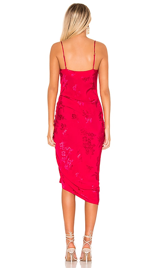 view 3 of 4 Lia Midi Dress in Hot Pink