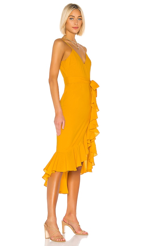 view 2 of 3 Bridget Midi Dress in Sunflower Yellow