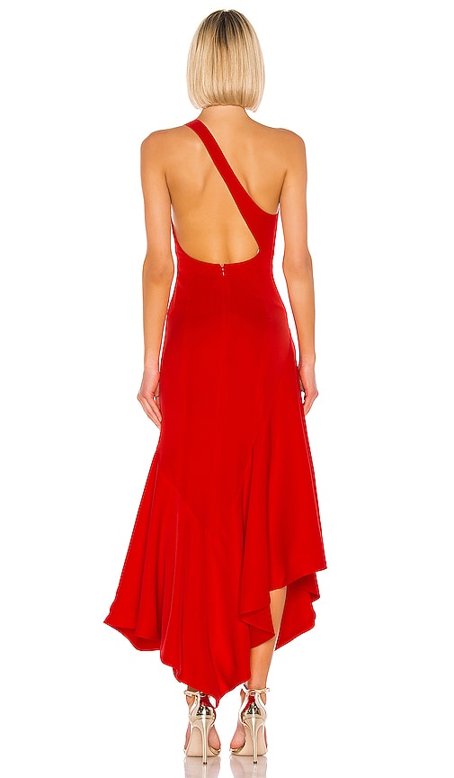 view 3 of 3 Nolan Gown in Fiery Red