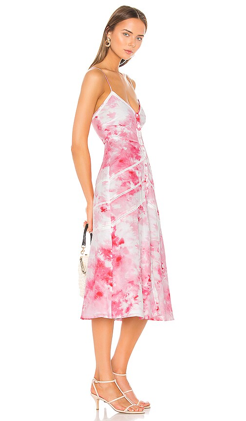 view 2 of 3 Alexa Midi Dress in Poppy Tie Dye