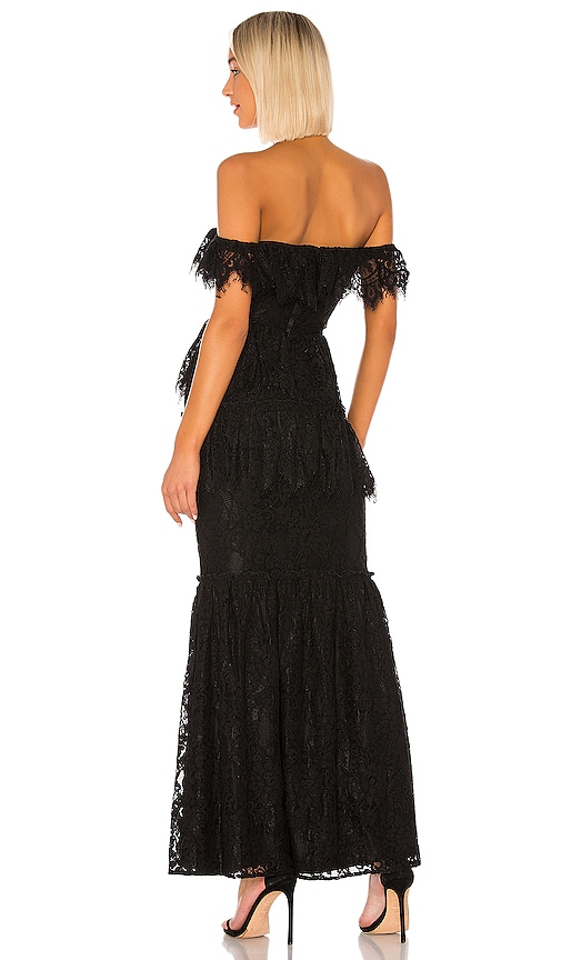 view 3 of 4 Nicole Lace Gown in Black