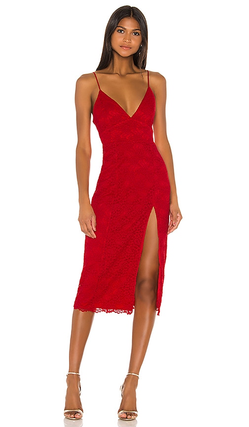 view 1 of 4 Saba Midi Dress in Red
