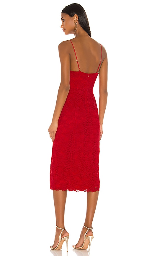 view 3 of 4 Saba Midi Dress in Red