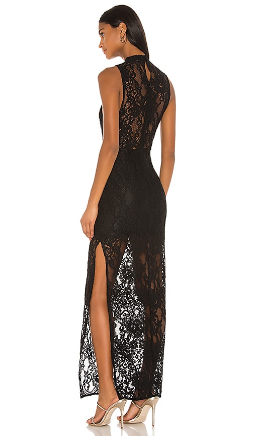 view 3 of 4 Ramona Lace Gown in Black