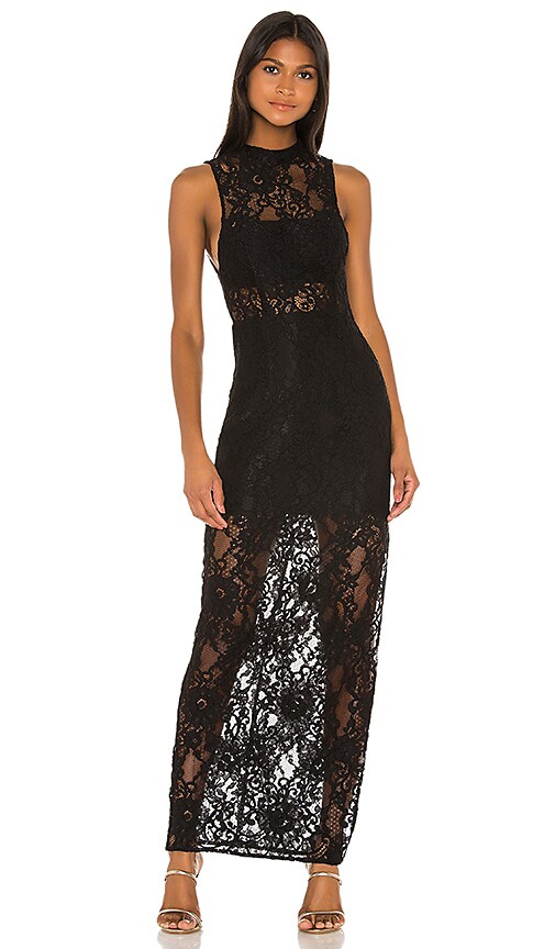 view 4 of 4 Ramona Lace Gown in Black