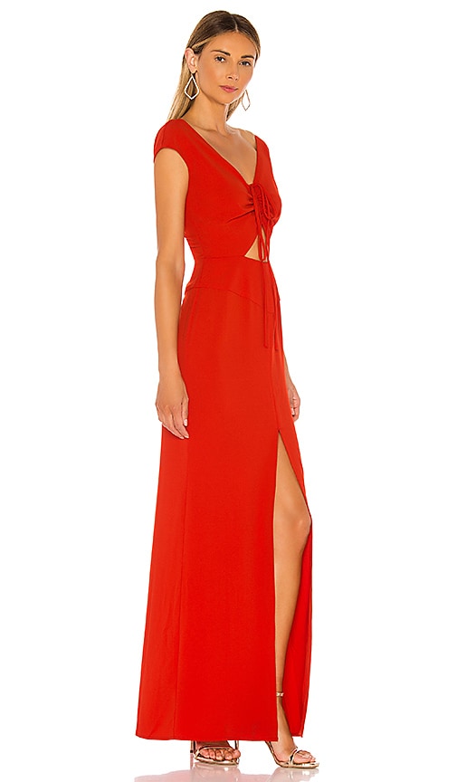 view 2 of 3 Camila Gown in Flame Scarlet