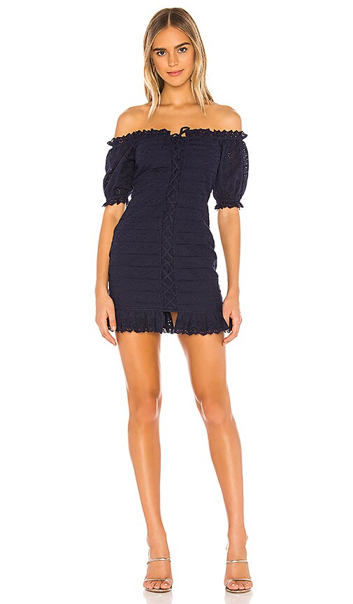 view 1 of 4 Atticus Mini Dress in Moonlight Blue