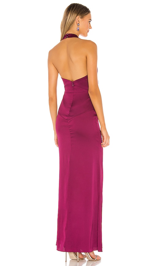 view 3 of 3 Andrea Gown in Violet Shiraz