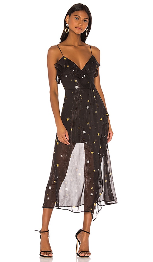 Lovers & Friends Sutton Midi Dress In Star Bright