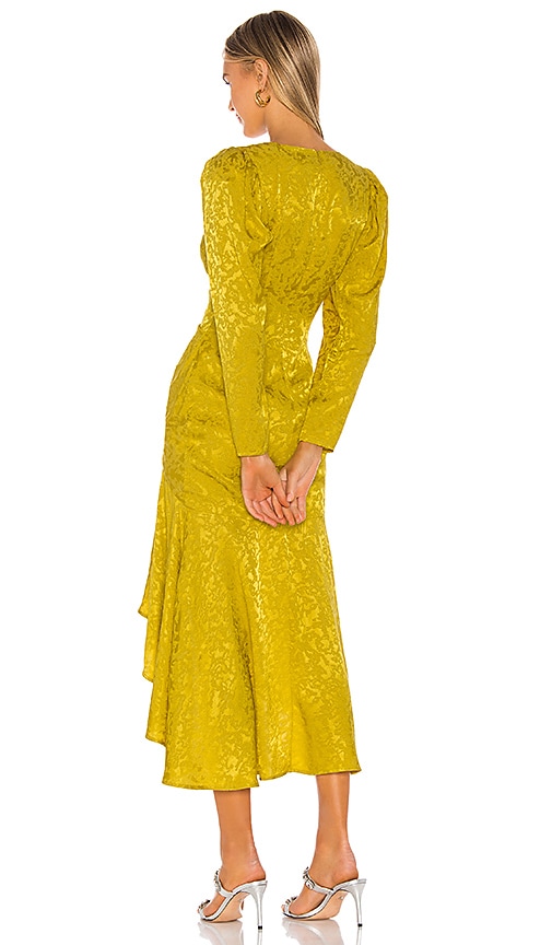 view 3 of 4 Cairo Dress in Citron Green