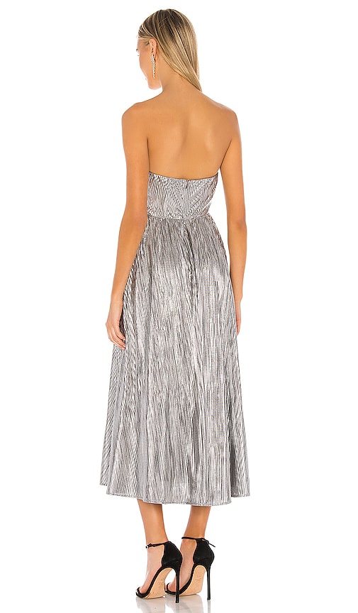 view 3 of 4 Tanya Midi Dress in Dark Silver