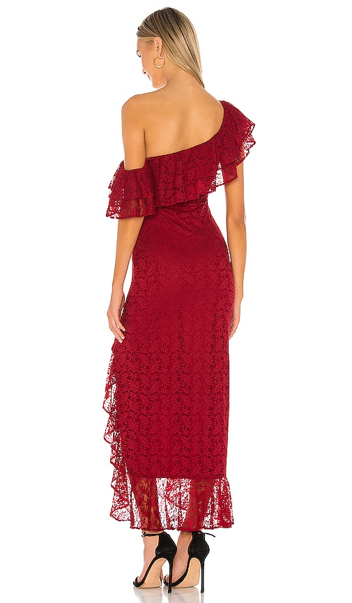 view 3 of 4 Gabriela Maxi Dress in Ruby Red