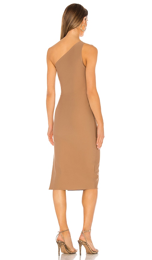view 3 of 3 Jackie Midi Dress in Taupe Brown