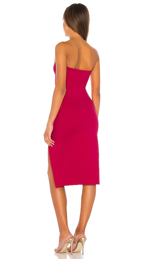 view 3 of 3 Jayma Midi Dress in Hibiscus Pink