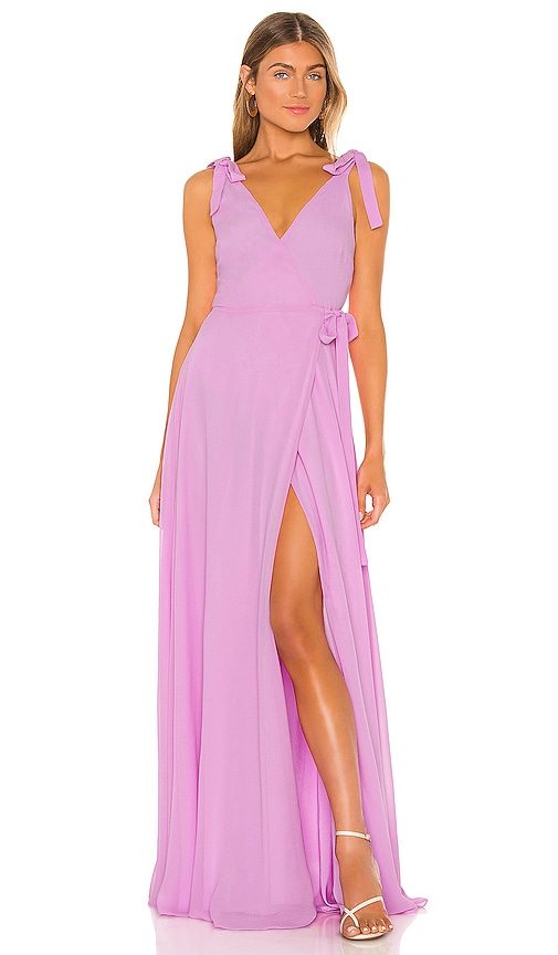 view 1 of 3 Serena Gown in Lilac Purple