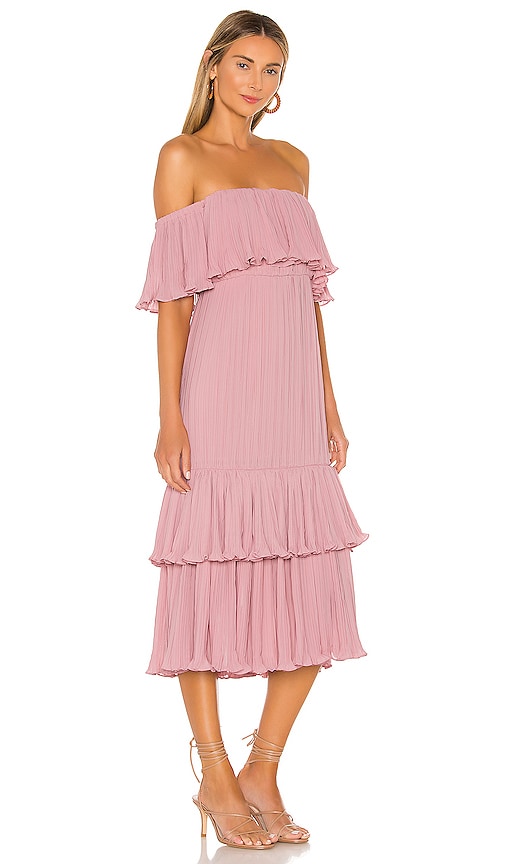 view 2 of 3 Elouise Midi Dress in Primrose Pink