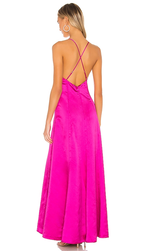 view 3 of 3 Bermuda Dress in Magenta Pink