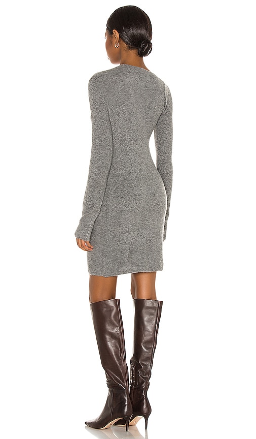 view 3 of 3 Nadia Sweater Dress in Charcoal
