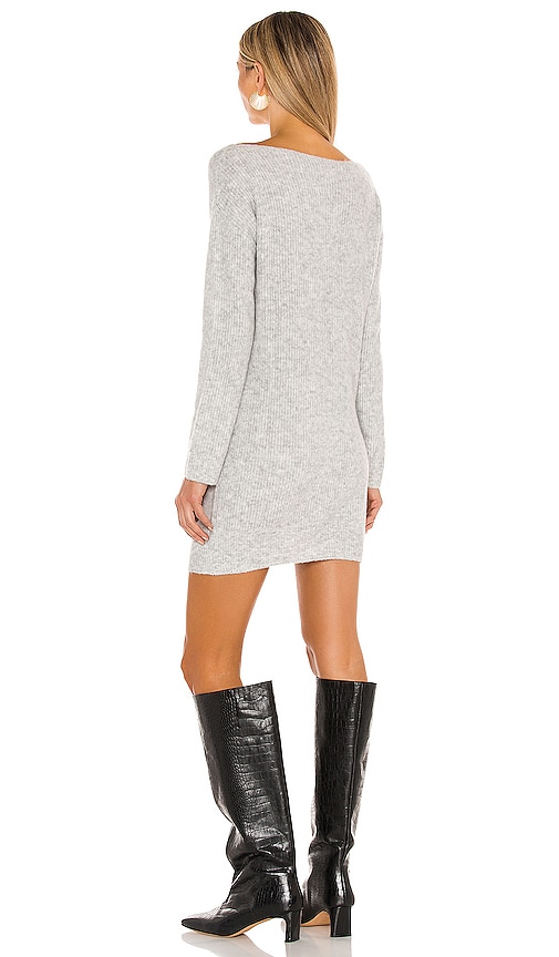 view 4 of 4 Alayah Sweater Dress in Light Grey