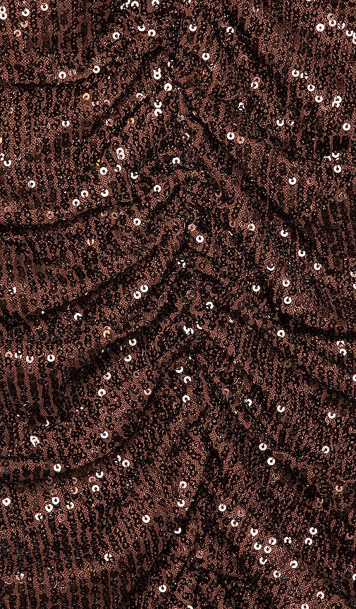 view 4 of 4 Amber Sequin Mini Dress in Cappuccino