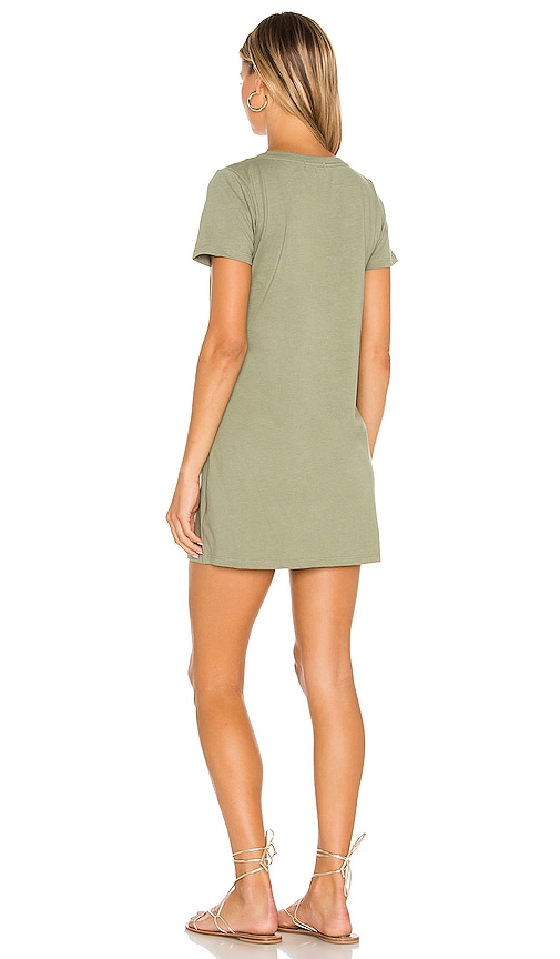 view 3 of 3 Carlo Shirt Dress in Olive Green