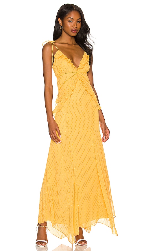 view 1 of 5 Janet Gown in Golden Yellow