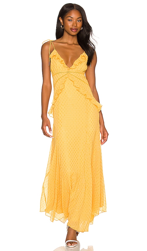 view 4 of 5 Janet Gown in Golden Yellow