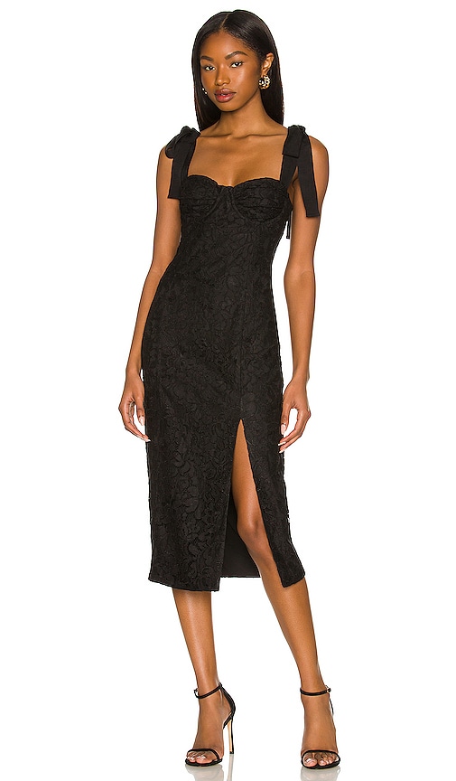 view 1 of 3 Mary Kate Midi Dress in Black