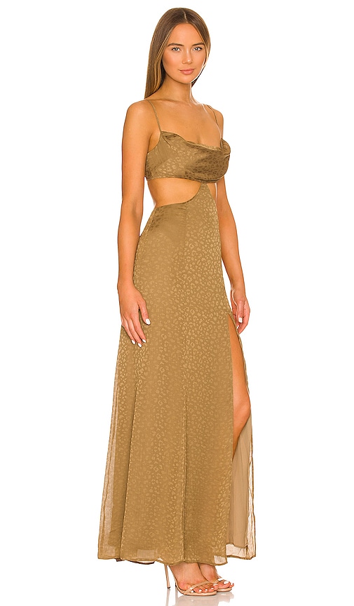 view 2 of 3 Jamey Maxi Dress in Gold